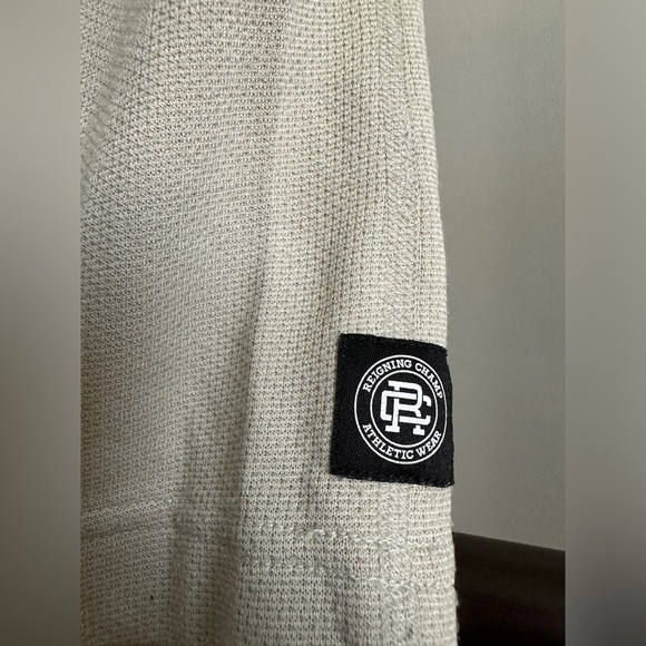Reigning Champ Polartec Power Dry T-shirt Medium Cream - Picture 4 of 5